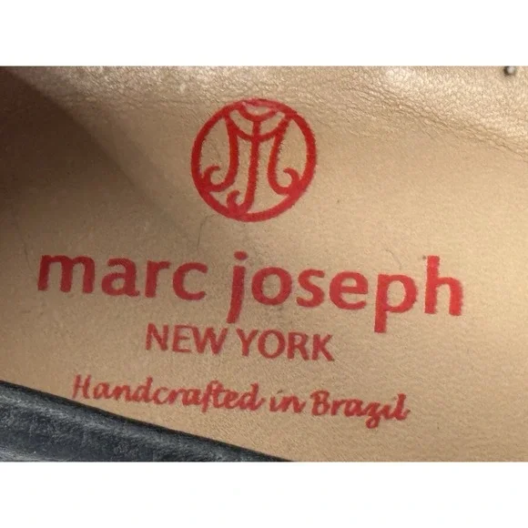 Marc Joseph New York Black York Terrace Leather Loafer Size 8.5 Made in Brazil - Picture 7 of 9